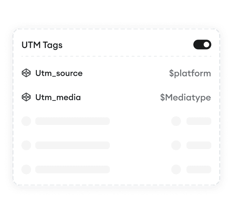 Macro UTM tags support