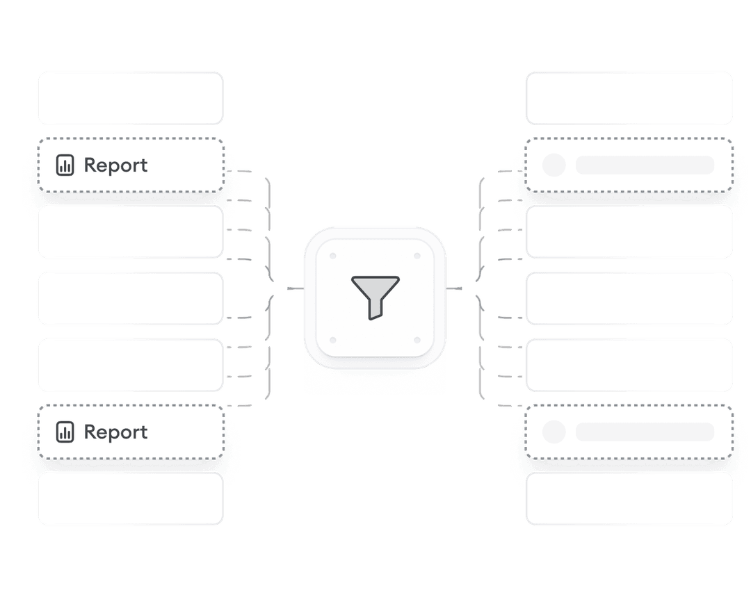 Reports filter
